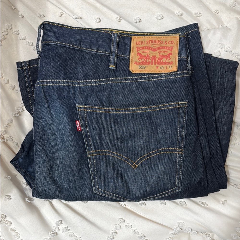 Levi's 559 40x32 Men's Blue Jeans